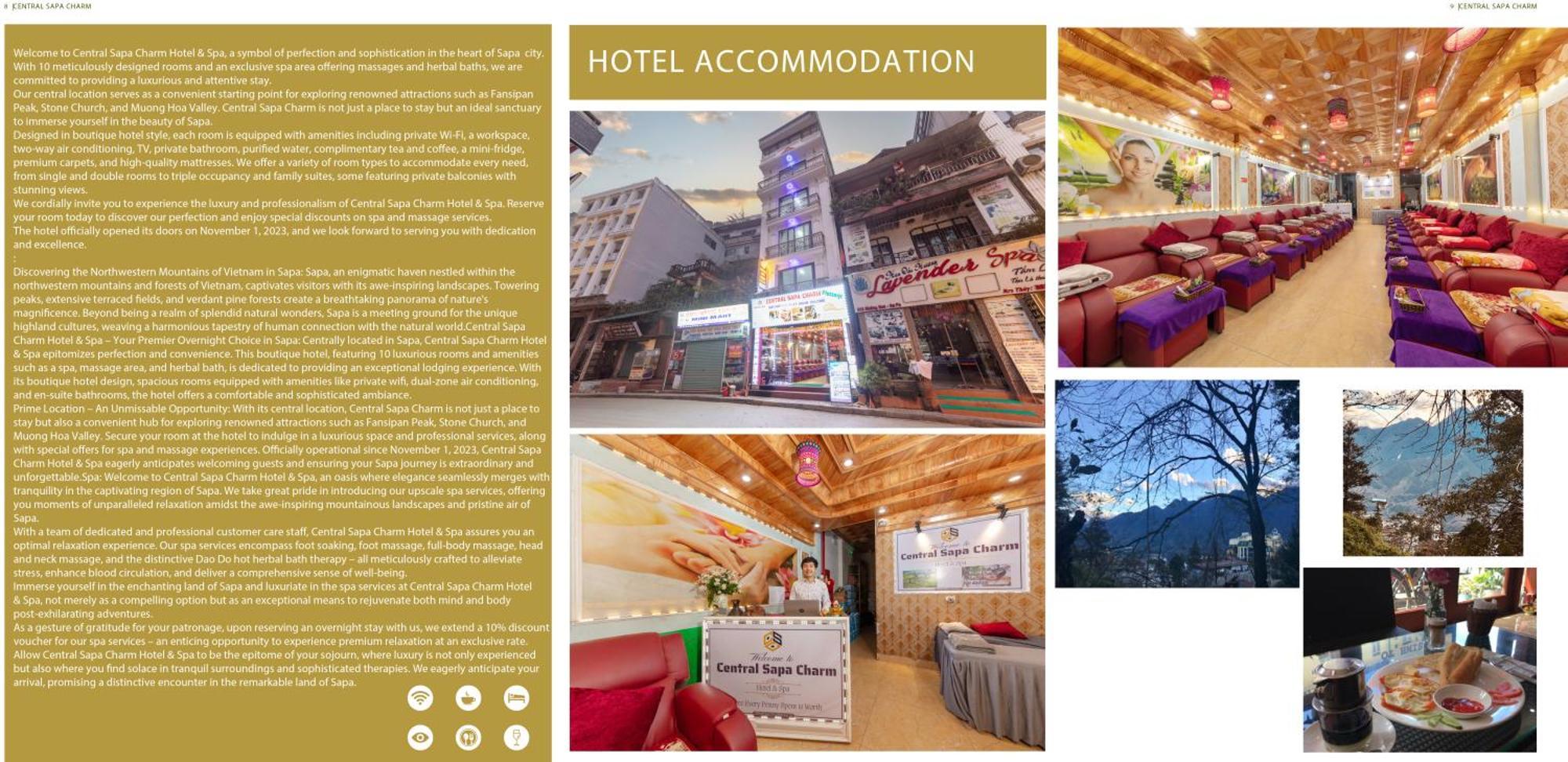 Central Sapa Charm Hotel Eksteriør bilde